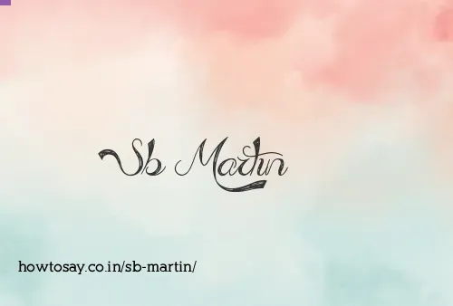 Sb Martin