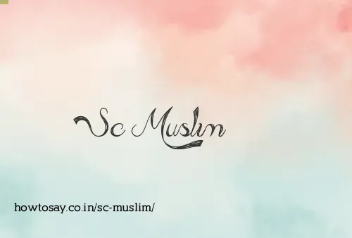 Sc Muslim