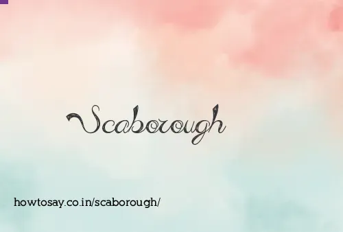 Scaborough