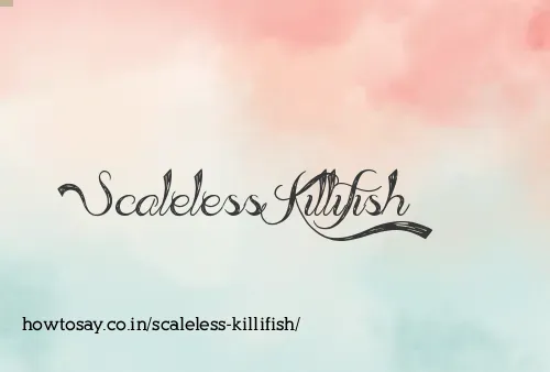 Scaleless Killifish