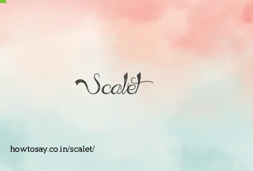Scalet
