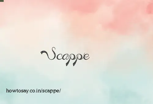 Scappe
