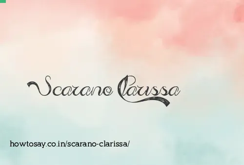 Scarano Clarissa