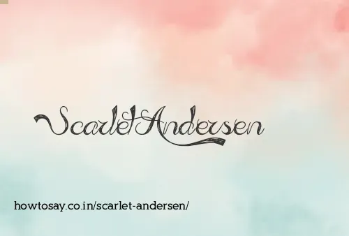 Scarlet Andersen