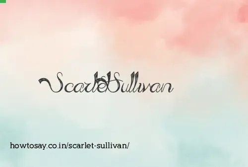 Scarlet Sullivan
