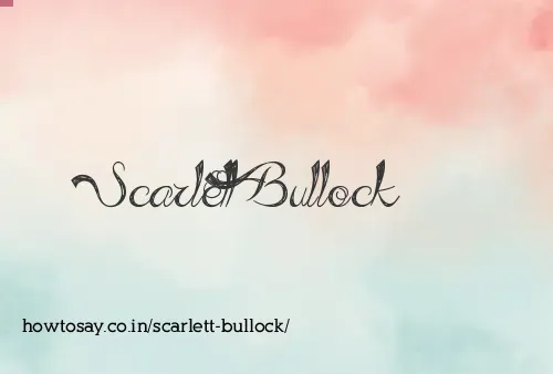 Scarlett Bullock