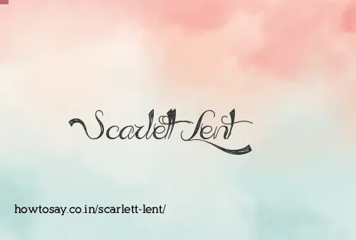Scarlett Lent