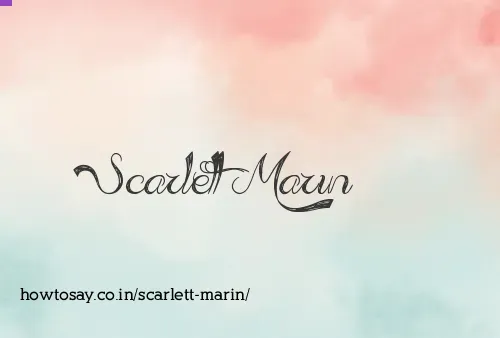 Scarlett Marin