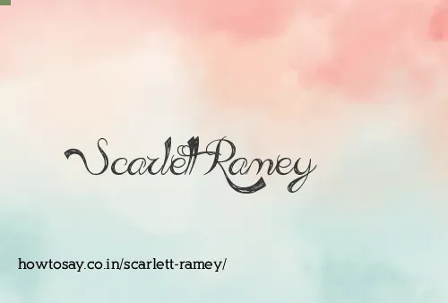 Scarlett Ramey
