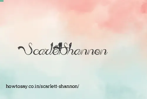 Scarlett Shannon