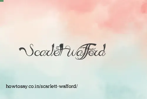 Scarlett Wafford