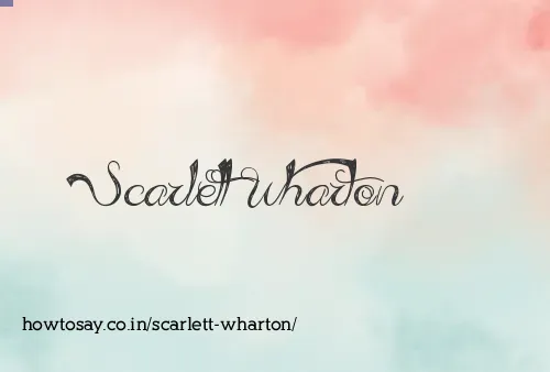 Scarlett Wharton