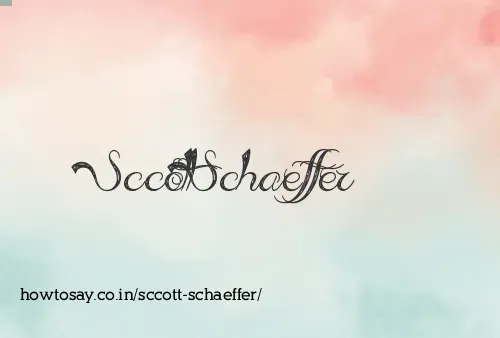 Sccott Schaeffer
