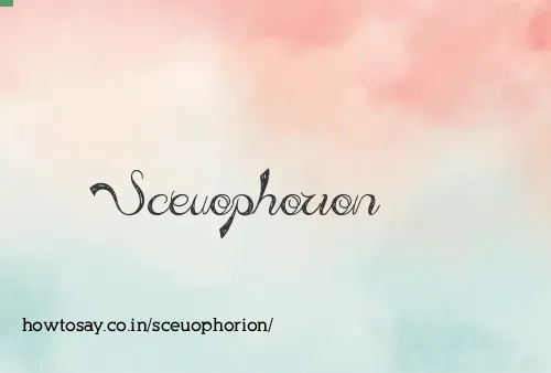 Sceuophorion
