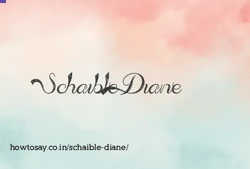 Schaible Diane