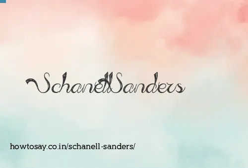 Schanell Sanders