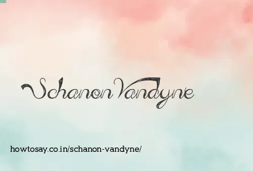 Schanon Vandyne