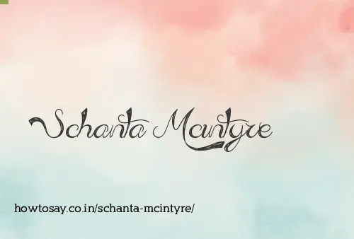 Schanta Mcintyre