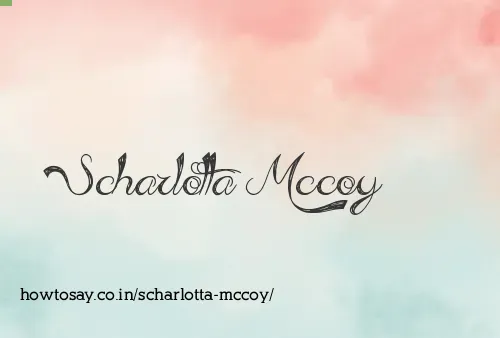 Scharlotta Mccoy