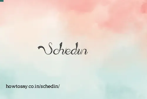 Schedin