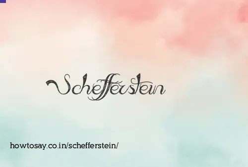 Schefferstein