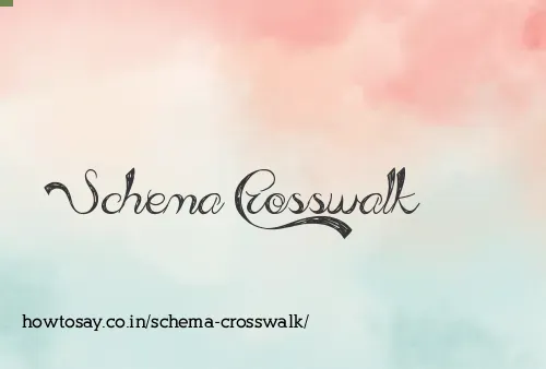 Schema Crosswalk