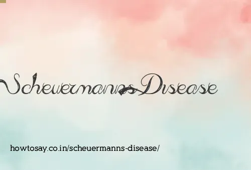 Scheuermanns Disease