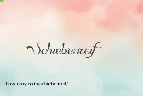 Schiebenreif