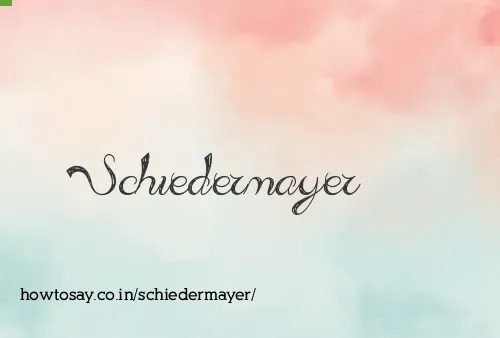 Schiedermayer