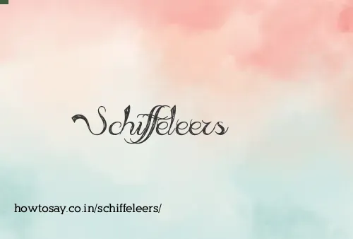 Schiffeleers