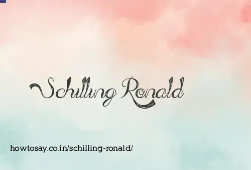 Schilling Ronald