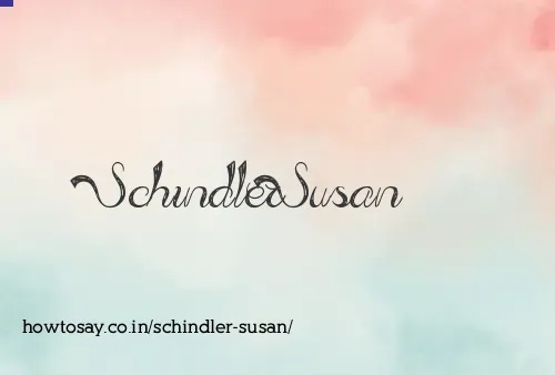 Schindler Susan