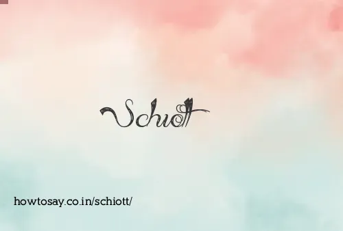Schiott