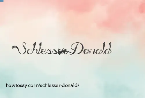 Schlesser Donald