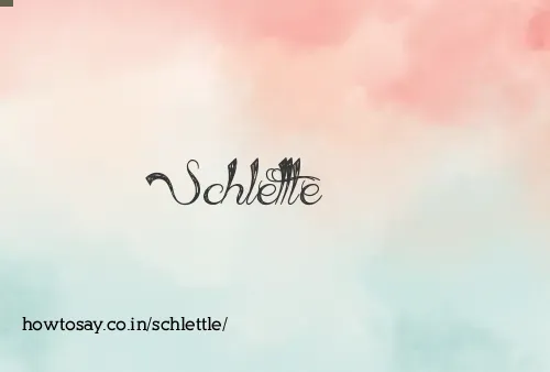 Schlettle