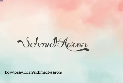 Schmidt Aaron
