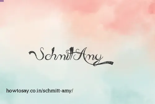 Schmitt Amy