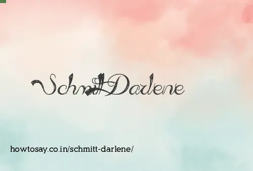Schmitt Darlene