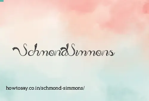 Schmond Simmons