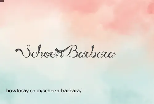 Schoen Barbara