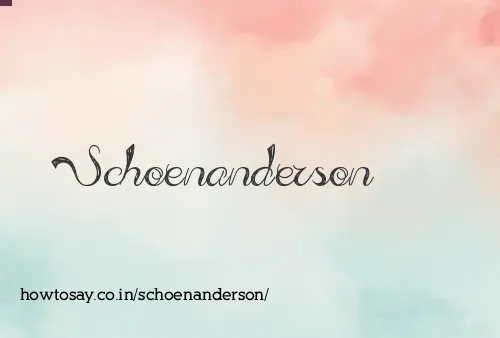 Schoenanderson