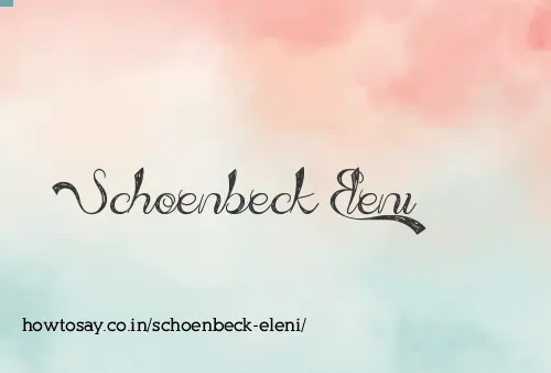 Schoenbeck Eleni