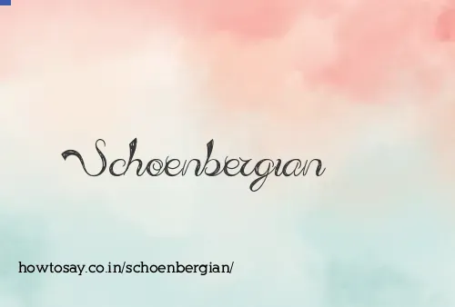 Schoenbergian