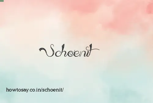 Schoenit