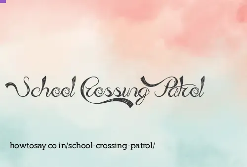 School Crossing Patrol