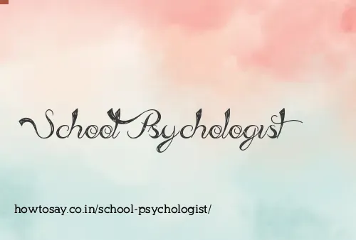 School Psychologist