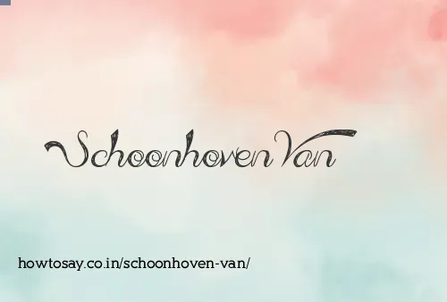 Schoonhoven Van