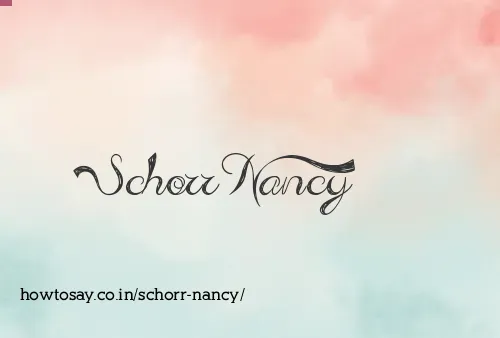 Schorr Nancy