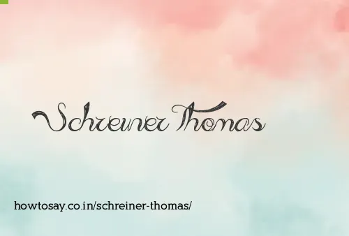 Schreiner Thomas