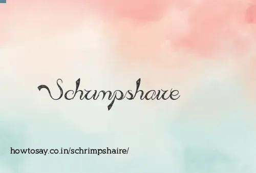 Schrimpshaire